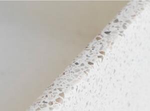 Acquaio Da Esterno In Cemento 45x30x20 Rodi Bianco Terrazzo Kam