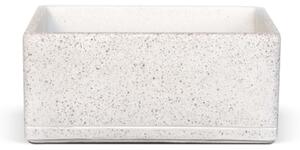 Acquaio Da Esterno In Cemento 45x30x20 Rodi Bianco Terrazzo Kam