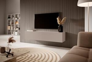 Mobile TV Sospeso 140 Cm Cannettato 2 Ante Tortora Bali
