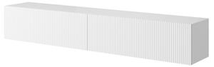 Mobile TV Sospeso 175 Cm Cannettato 2 Ante Bianco Opaco Bali