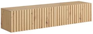 Mobile TV Sospeso Listellato 140 Cm 2 Ante Rovere Astra