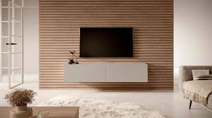Mobile TV Sospeso 140 Cm 2 Ante Tortora Echo