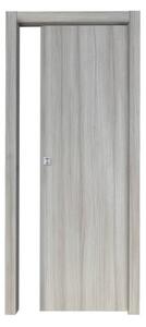 Porta scorrevole con telaio colore palissandro bianco 90x210 cm