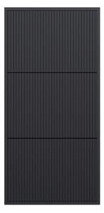 Scarpiera Sospesa Cannettata 3 Ante 50x30x103 Nero Bali
