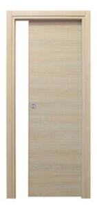 Porta scorrevole con telaio colore rovere sbiancato 70x210 cm