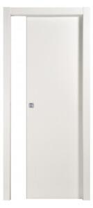 Porta scorrevole con telaio colore frassino bianco 60x210 cm