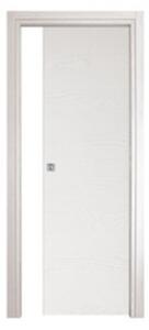 Porta scorrevole con telaio colore frassino bianco 70x210 cm