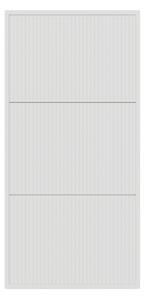 Scarpiera Sospesa Cannettata 3 Ante 50x30x103 Bianco Bali