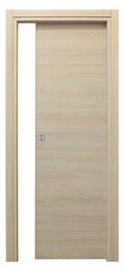 Porta scorrevole con telaio colore rovere sbiancato 90x210 cm