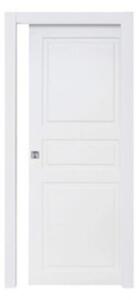 Porta scorrevole a bugna bianco Laccato 70x210 cm