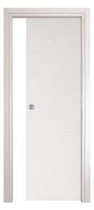 Porta scorrevole con telaio colore frassino bianco 90x210 cm