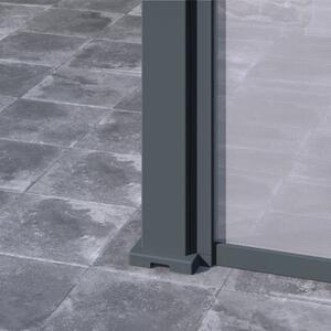Tenda laterale manuale 3M per pergole Ombréa S2 - Antracite