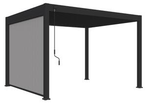 Tenda laterale motorizzata 3M per pergole Ombréa S2 - Antracite