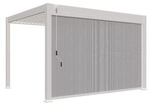 Tenda laterale motorizzata 3M per pergole Ombréa S2 - Bianco