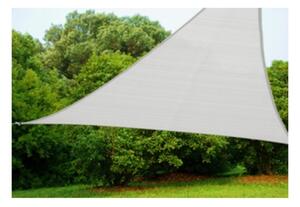 Tenda Vela Ombreggiante Triangolare 5x5x5 m Bianco in HDPE