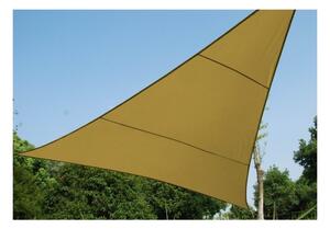 Tenda Vela Ombreggiante Triangolare 5x5x5 m Beige in Poliestere