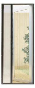 Zanzariera in kit porta 140x240 bianco Avvolgibile a molla con frizione verticale