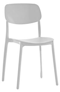 Sedia Da Pranzo In Polipropilene Per Interni Ed Esterni Design Moderno Bianca