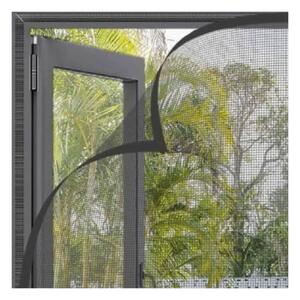 Zanzariera kit strappo finestra 130x150 bianco Rete antinsetto in poliestere indeformabile