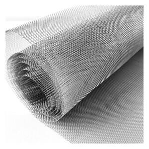 Zanzariera in alluminio 18x16 0,60x30m argento Maglia fitta per protezione ottimale