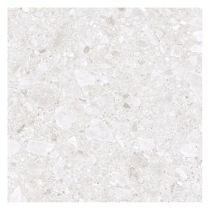 Pavimento 60x60 Cm Gres Porcellanato Effetto Graniglia Ceppo White Opaco