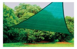Tenda Vela Ombreggiante Triangolare 5x5x5 m Verde in HDPE