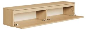 Mobile TV Sospeso 150 cm 2 Ante A Ribalta Rovere Lindberg Lume
