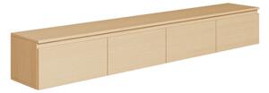 Mobile TV Sospeso 200 cm 4 Ante A Ribalta Rovere Lindberg Lume