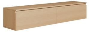 Mobile TV Sospeso 150 cm 2 Ante A Ribalta Rovere Lindberg Lume