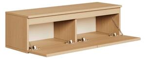 Mobile TV Sospeso 100 cm 2 Ante A Ribalta Rovere Lindberg Lume