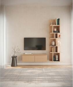 Mobile TV Sospeso 100 cm 2 Ante A Ribalta Rovere Lindberg Lume