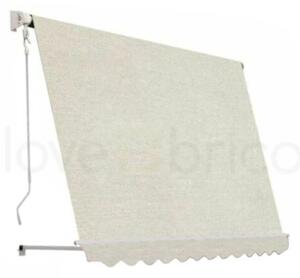 Tenda Da Sole Sangiorgio 100x250 A Caduta Senza Cassonetto Con Braccetti Telo Beige