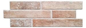 Rivestimento Effetto Muretto Mattoncini 16x40 In Gres Porcellanato Bristol Rosso