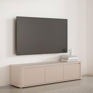 Mobile TV Da Terra 3 Ante 170x40x40 Design Moderno Lehman Sabbia