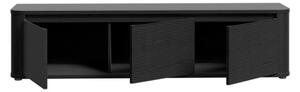 Mobile TV Da Terra 3 Ante 170x40x40 Design Moderno Lehman Rovere Nero