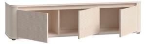 Mobile TV Da Terra 3 Ante 170x40x40 Design Moderno Lehman Sabbia
