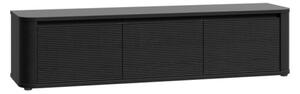 Mobile TV Da Terra 3 Ante 170x40x40 Design Moderno Lehman Rovere Nero