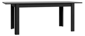 Tavolo Allungabile 90x160-206 Cm Da Arredo Interno Lehman Rovere Nero