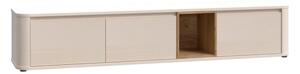Mobile TV Sospeso 3 Ante 215x40x40 Con Vano A Giorno Lehman Sabbia