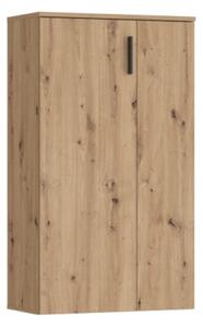 Scarpiera 6 Ripiani 2 Ante 70x34x120h 18 Paia Nube Rovere Artisan