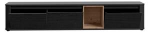 Mobile TV Sospeso 3 Ante 215x40x40 Con Vano A Giorno Lehman Rovere Scuro