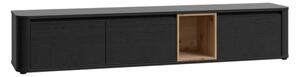 Mobile TV Sospeso 3 Ante 215x40x40 Con Vano A Giorno Lehman Rovere Scuro