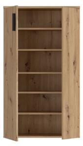 Scarpiera 6 Ripiani 2 Ante 70x34x120h 18 Paia Nube Rovere Artisan