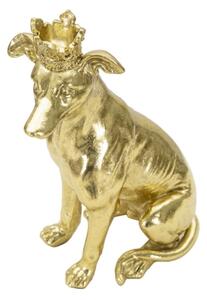 Cane Con Corona Oro Cm 20X12,5X33