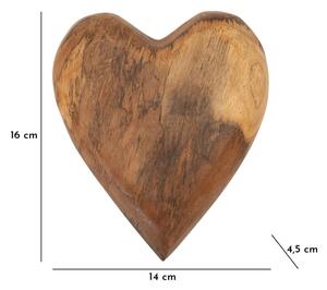 Decorazione Hak In Teak Ric. Cm16X14X4,5 (Pezzi Unici - Non Rip. In Serie)