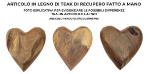 Decorazione Hak In Teak Ric. Cm16X14X4,5 (Pezzi Unici - Non Rip. In Serie)