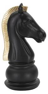 Cavallo Nero E Oro Cm 10,5X8,5X19