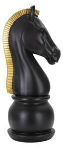 Cavallo Nero E Oro Cm Ø 18,5X50