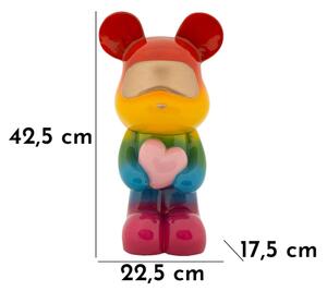 Orsetto Rainbow In Piedi Cm 22,50X17,5X42,5