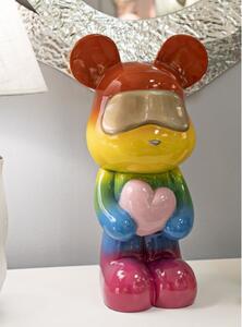 Orsetto Rainbow In Piedi Cm 22,50X17,5X42,5